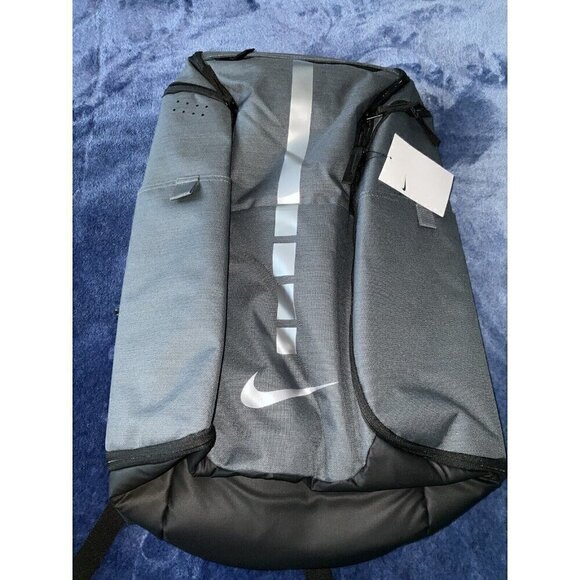 Nike Hoops Elite Pro Grey/Silver Basketball Backpack BA5554-022 NWT - Picture 3 of 12